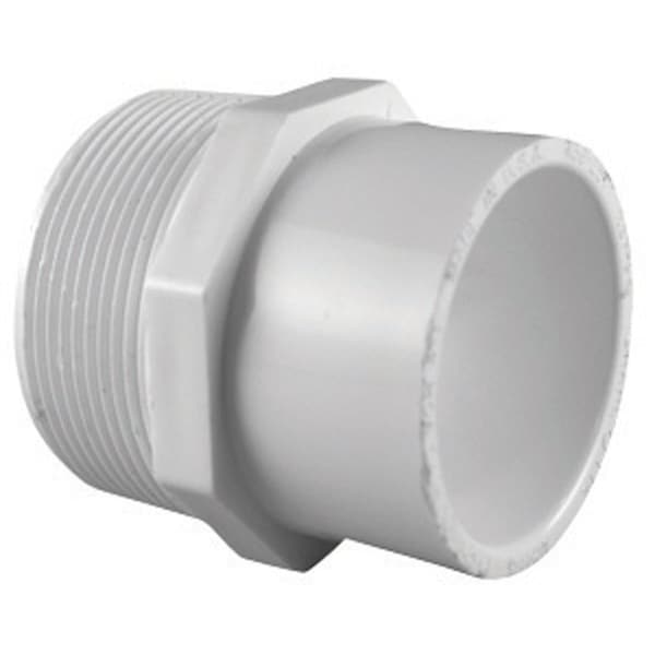 Charlotte Pipe And Foundry Charlotte Pipe Schedule 40 1-1/2 in. MPT X 1-1/4 in. D Slip PVC Pipe Adapter 1 pk PVC 02110 1200 - main